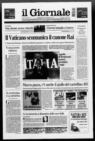 Il giornale : quotidiano del mattino